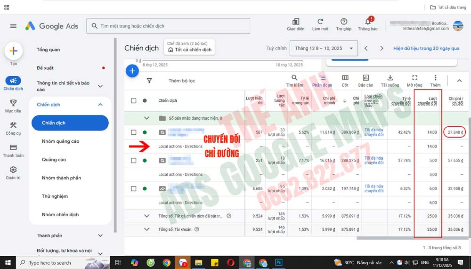 DỊCH VỤ QUẢNG CÁO GOOGLE MAPS