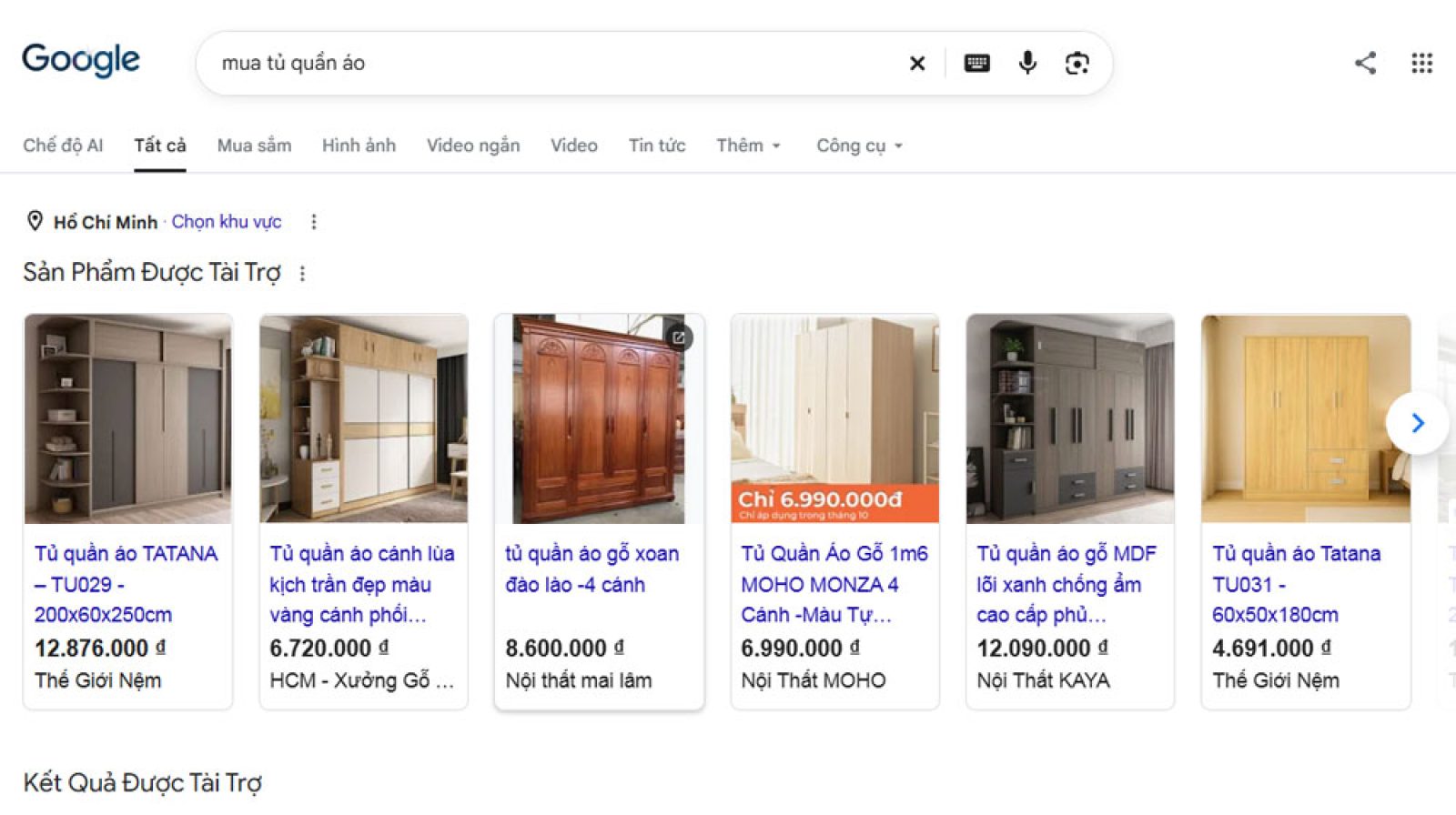 Thuê chạy quảng cáo google shopping cho website bán hàng